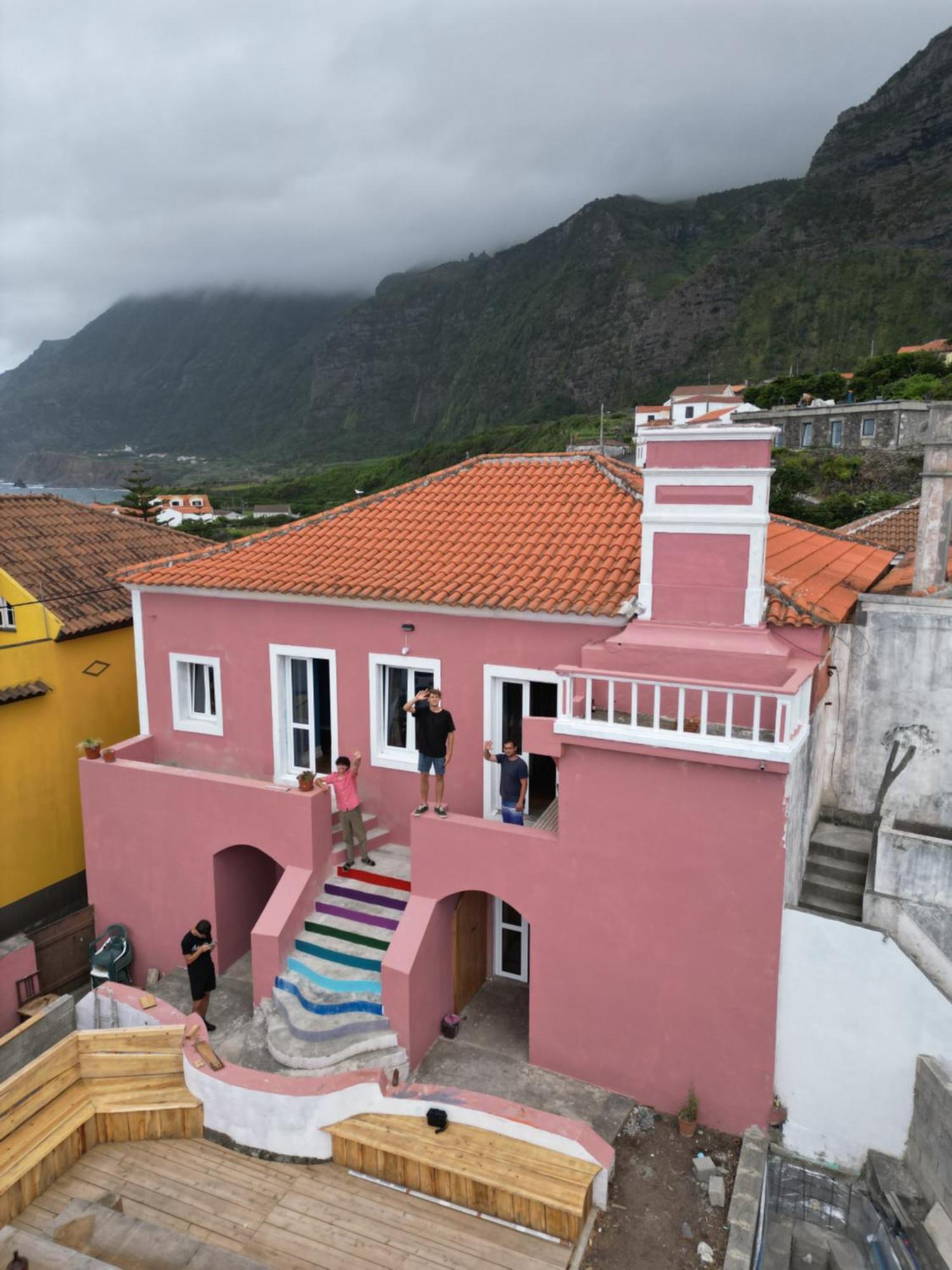 Хостел The Pink House Faja Grande Экстерьер фото